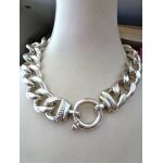 Pendentif chaine tour de cou agatha mtal argent