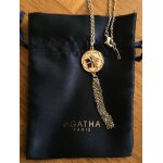 Pendentif fleur rose agatha et sa chaine Pendentif fleur rose agatha et sa chaine