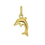 Pendentif en mtal couleur dor dauphin - neuf