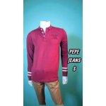 Pepe jeans taille s superbe sweat shirt bordeaux homme en coton Pepe jeans taille s superbe sweat shirt bordeaux homme en coton