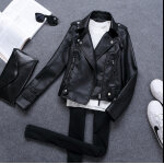 Perfecto noir en simili cuir