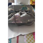 Petite bourse vintage satin et chaîne métal argenté gap Petite bourse vintage satin et chaîne métal argenté gap