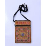 Pochette � bandouli�re en tissu vietnamien brod� � la main, sac ethnique hmong aux couleurs �clatantes ...