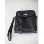 Pochette homme  delsey  cuir noir