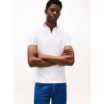 Polo ajust� � col officier mao rwb tipped slim polo / white - l