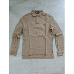 Polo beige manches longues custom fit ralph lauren taille s Polo beige manches longues custom fit ralph lauren taille s