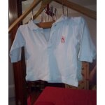 Polo blanc 6 mois vintage annes 90 sergent major.