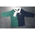 Polo bleu vert pour bb de 6 mois