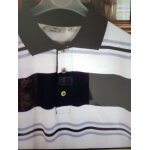Polo brice blanc marine et maire taille 2