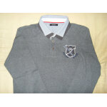 Polo burton gris pour homme manches longues - taille xl