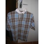Polo chemise serge blanco manches courtes coton m multicolore