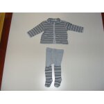 Polo + collants jersey coton ray bleu obabi