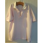 Polo fille rose p�le  ; jacadi  ; taille 10 ans