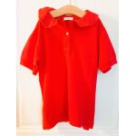 Polo fille rouge  cyrillus  taille 6 ans ide cadeau
