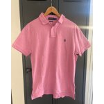Polo homme ralph lauren custom slim fit taille s couleur rose