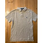 Polo homme ralph lauren gris chin� � custom slim fit � taille s � logo brod� � tr�s bon �tat