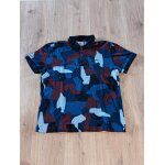 Polo lacoste live homme - bleu marine bordeaux À motifs - taille s Polo lacoste live homme - bleu marine bordeaux À motifs - taille s
