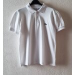Polo lacoste taille 5 / l blanc coton
