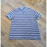 Polo manches courte garon gris  rayure ikks taille 12ans