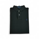 Polo manches courtes homme noir