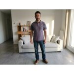 Polo manches courtes ray� lacoste