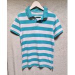 Polo ray gris et bleu clio taille m