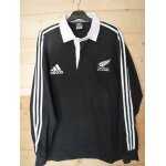 Polo de rugby vintage adidas 90's noir all blacks