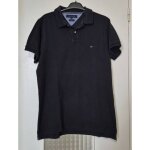 Polo tommy hilfiger homme taille 38 / m noir slim fit