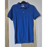Polo tommy jeans tommy hilfiger homme taille xs / 34 slim fit bleu