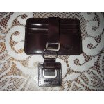 Porte cartes , porte cls ( 3 cartes ) torrente , en cuir de couleur marron , languette pressionne  ...
