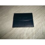 Porte cartes, monnaie ted lapidus cuir bleu marine neuf