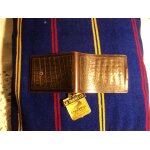 Porte chquier le tanneur crocodile marron