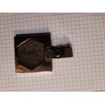 Porte - cl� yves saint laurent carr� m�tal et cuir