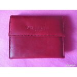 Porte monnaie cuir rouge jean louis scherrer Porte monnaie cuir rouge jean louis scherrer