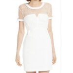 Neuve, jamais porte, robe plumetis effet bustier the kooples taille 38 ou taille 2 ou m