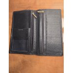 Portefeuile, cartes, ch�quier longchamp, pleine peau.