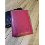 Portefeuille en cuir rose ritelle