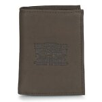 Portefeuille levis vintage two horses vertical marron