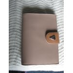Portefeuille / porte - carte / porte - monnaie lancaster - pour femme - cuir beige - neuf