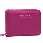 Portefeuille zipp� 'ted lapidus' fuschia - 15. 5x10. 5x2. 5
