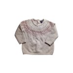 Pull beige imprim 18mois