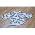 Pull beige avec zbre h&m taille 74cm 9 mois