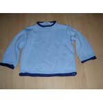 Pull bleu clair uni manches longues col rond tex taille 18 mois Pull bleu clair uni manches longues col rond tex taille 18 mois