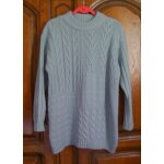 Pull bleu manoukian - taille xxl ou 46 Pull bleu manoukian - taille xxl ou 46