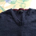 Pull burton mohair s bleu marine Pull burton mohair s bleu marine