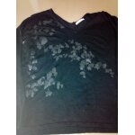Pull camaïeu col en v coton 36 bleu Pull camaïeu col en v coton 36 bleu