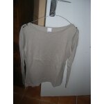 Pull camaeu manches longues microfibre 40 gris clair