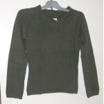 Pull camaïeu , vert kaki, t1 Pull camaïeu , vert kaki, t1