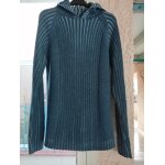 Pull À capuche bleu la redoute chiné taille 16 ans comme neuf Pull À capuche bleu la redoute chiné taille 16 ans comme neuf