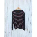 Pull carhartt homme - noir À rayures rouge et blanc - taille l Pull carhartt homme - noir À rayures rouge et blanc - taille l